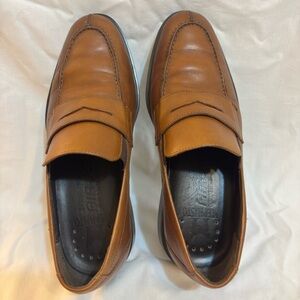 Mephisto Brown Leather Men's Loafers